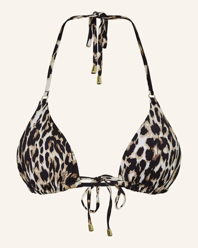 Mrs & HUGS Triangel-Bikini-Top Schwarz