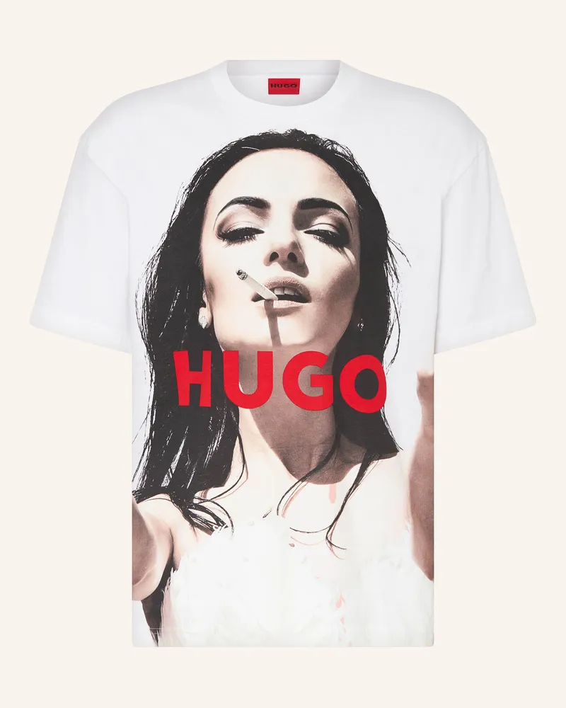 HUGO BOSS T-Shirt Duwedie weiss Weiss