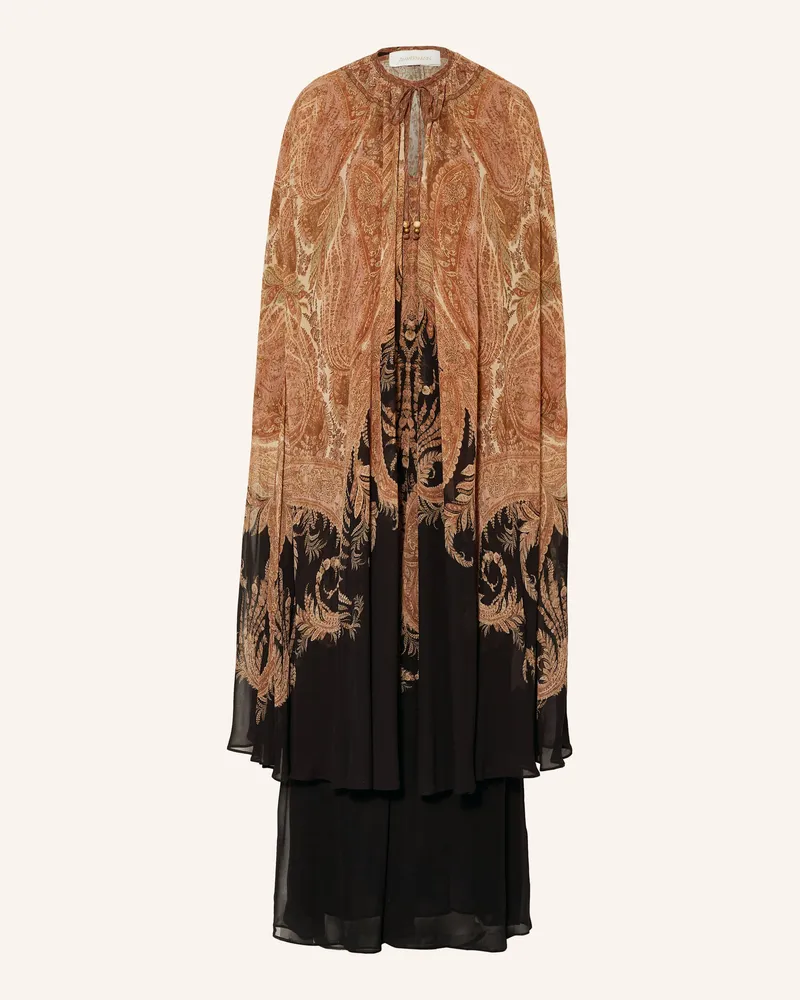 Zimmermann Kleid Hypnotic schwarz Schwarz