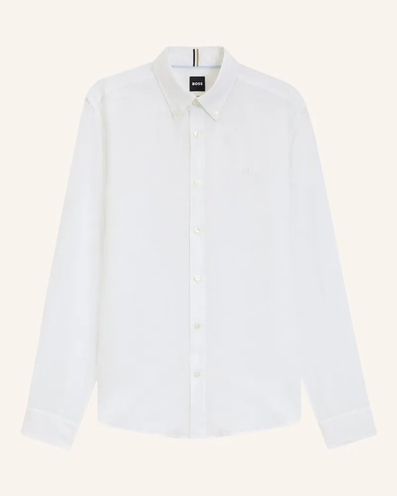 HUGO BOSS Casual Hemd H-ROAN-BD-E-C1-253 Slim Fit Weiss