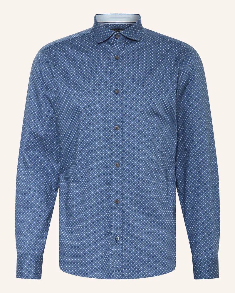 Olymp Hemd Casual Regular Fit blau Dunkelblau