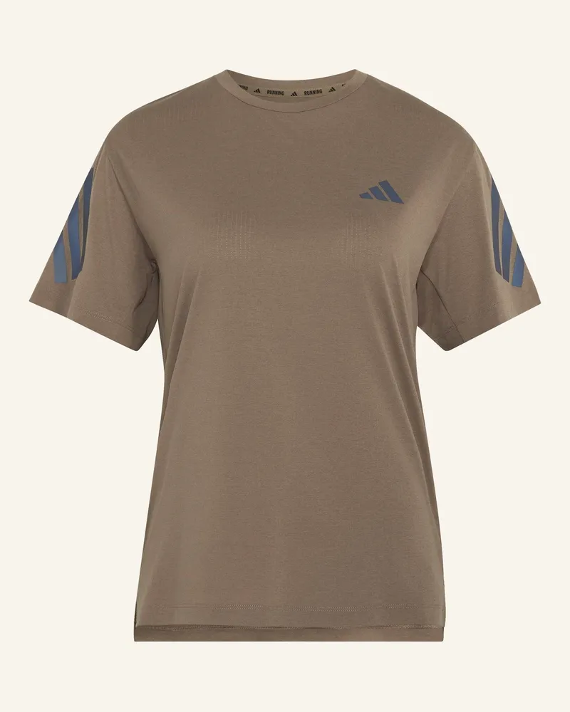 adidas Laufshirt adi365 beige Schwarz