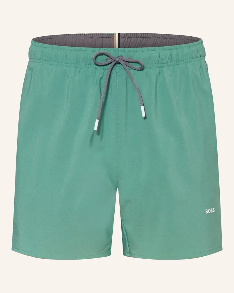 HUGO BOSS Badeshorts Tio gruen Grün