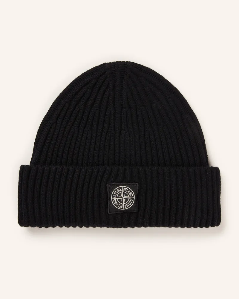 Stone Island Mütze Schwarz