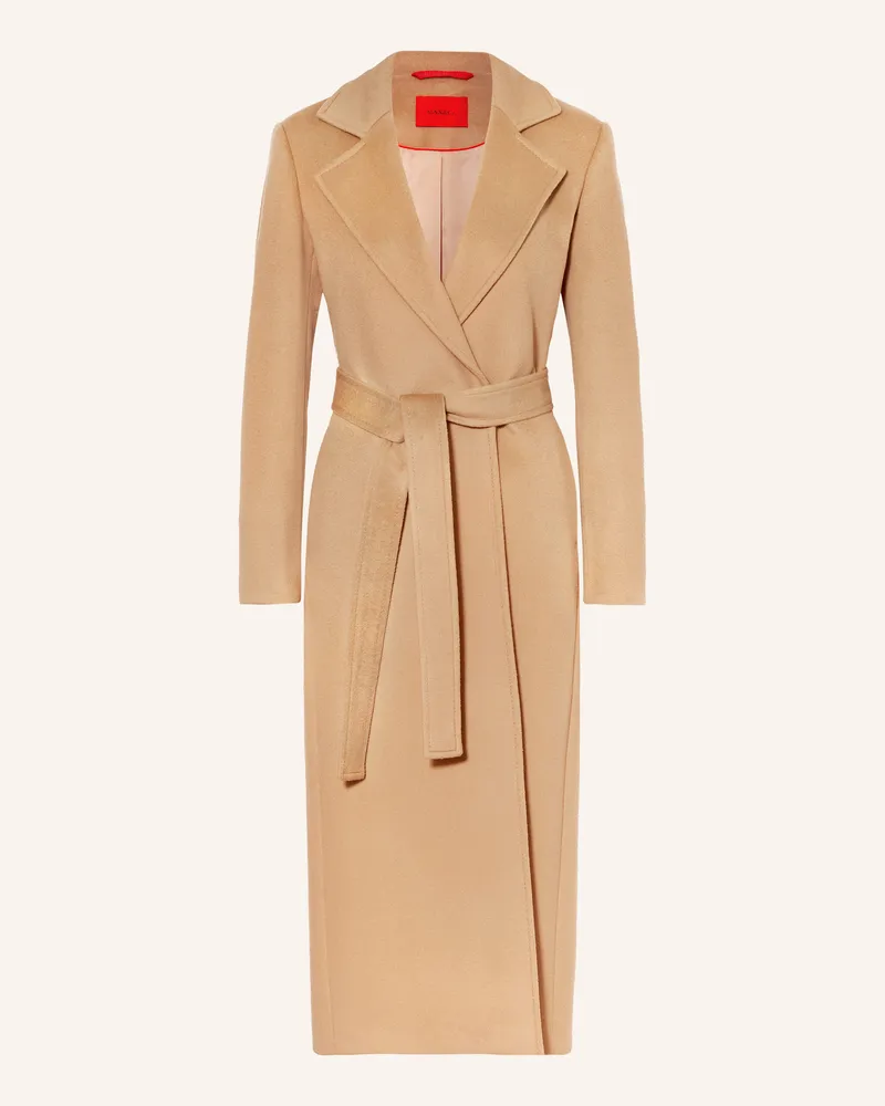 MAX&Co. Wollmantel LONGRUN Camel