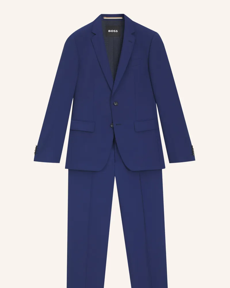 HUGO BOSS Business Anzug H-HUGE-2PCS-224 Slim Fit Dunkelblau