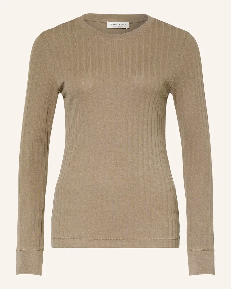 Marc O'Polo Longsleeve braun Taupe