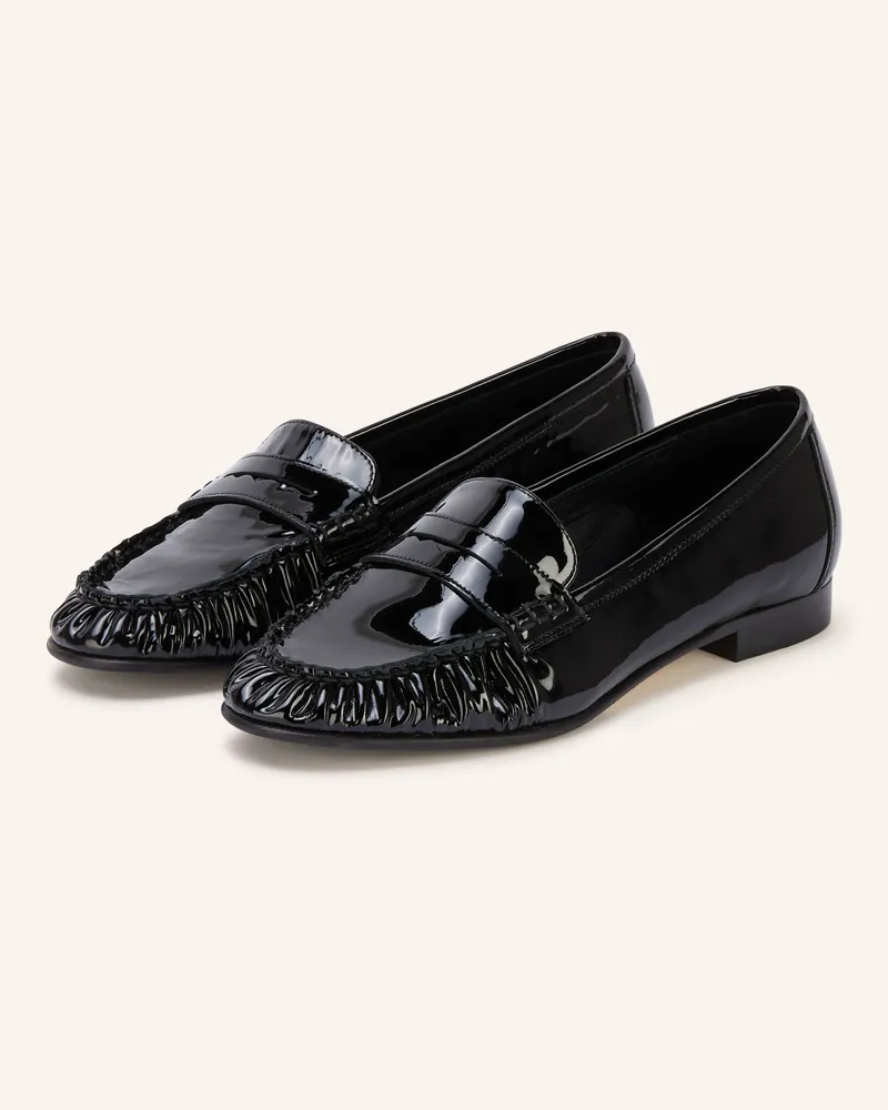 aeyde Lack-Loafer Aldous schwarz Schwarz