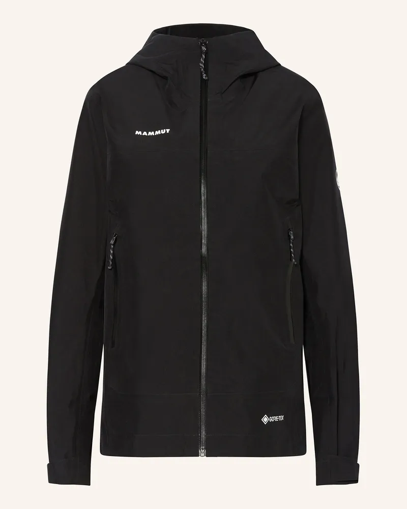 Mammut Hardshell-Jacke Crater Light Hs Hooded schwarz Schwarz