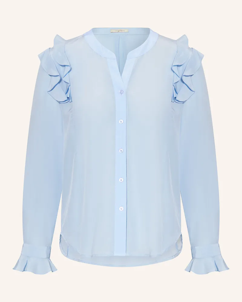 lilienfels Seidenbluse Hellblau