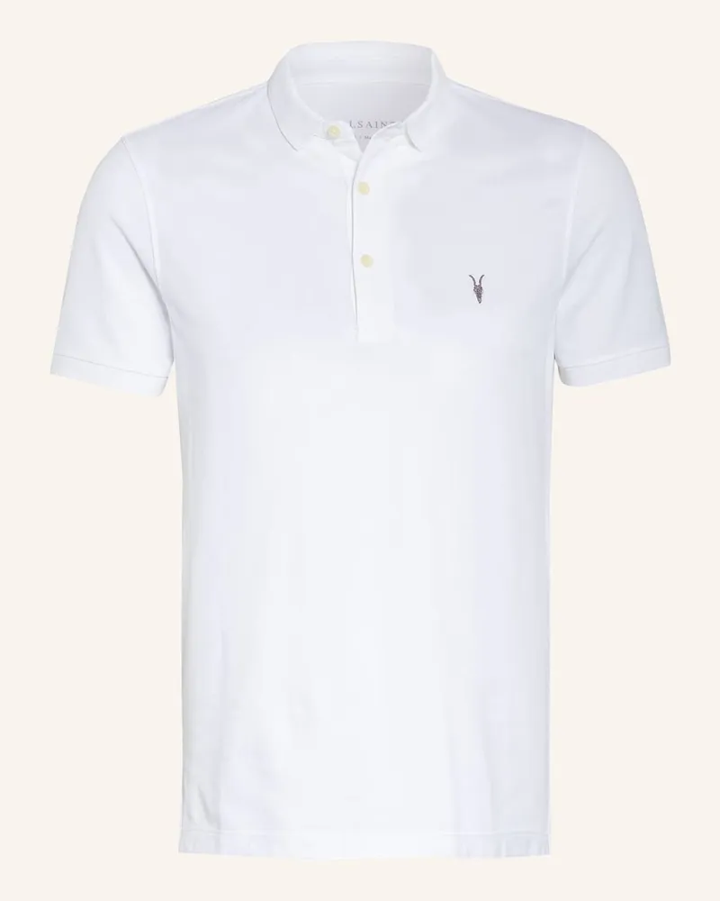 AllSaints Piqué-Poloshirt REFORM Weiss