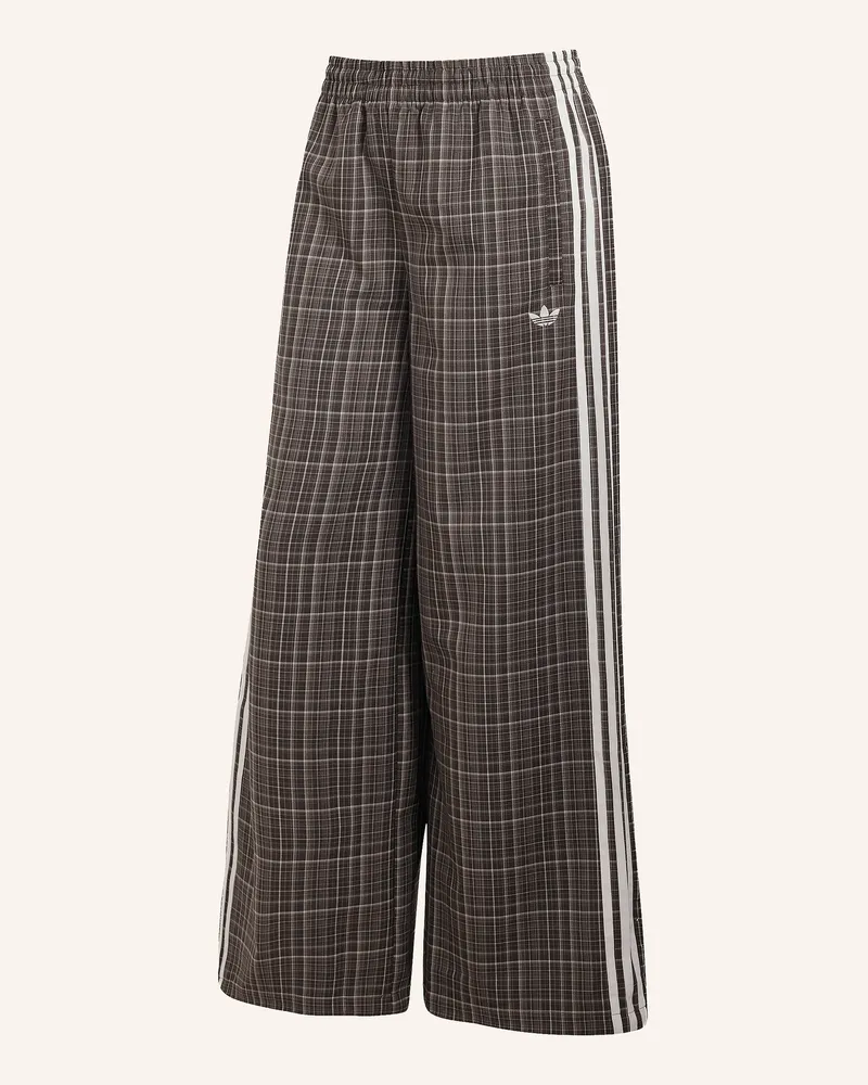 adidas Track Pants Check braun Dunkelbraun