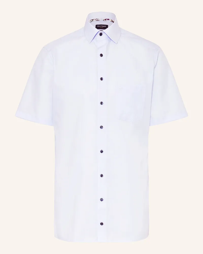 Olymp Kurzarm-Hemd Luxor Modern Fit blau Hellblau