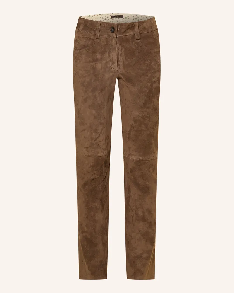 Habsburg Lederhose Antau braun Braun