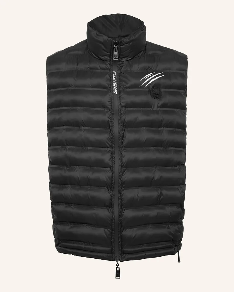 Philipp Plein Plein Sport Kurze Weste schwarz Schwarz