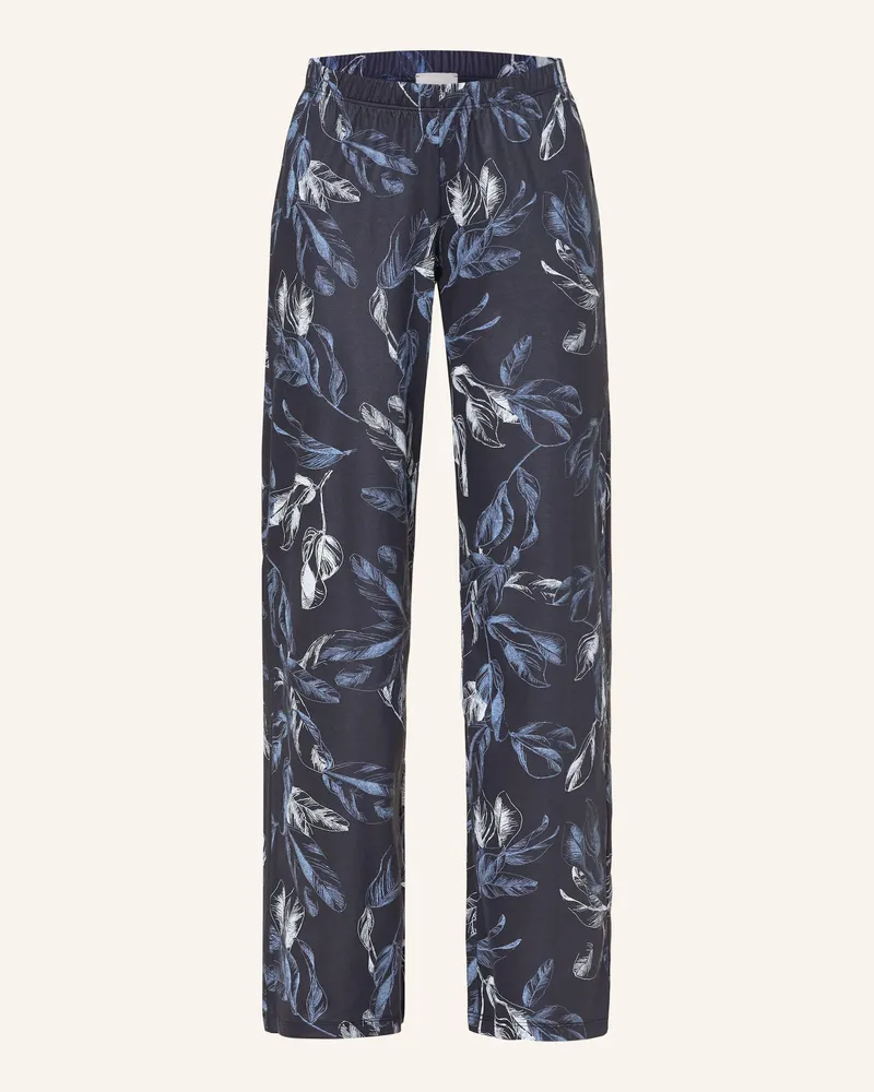 Hanro Schlafhose LOUNGY NIGHTS Dunkelblau