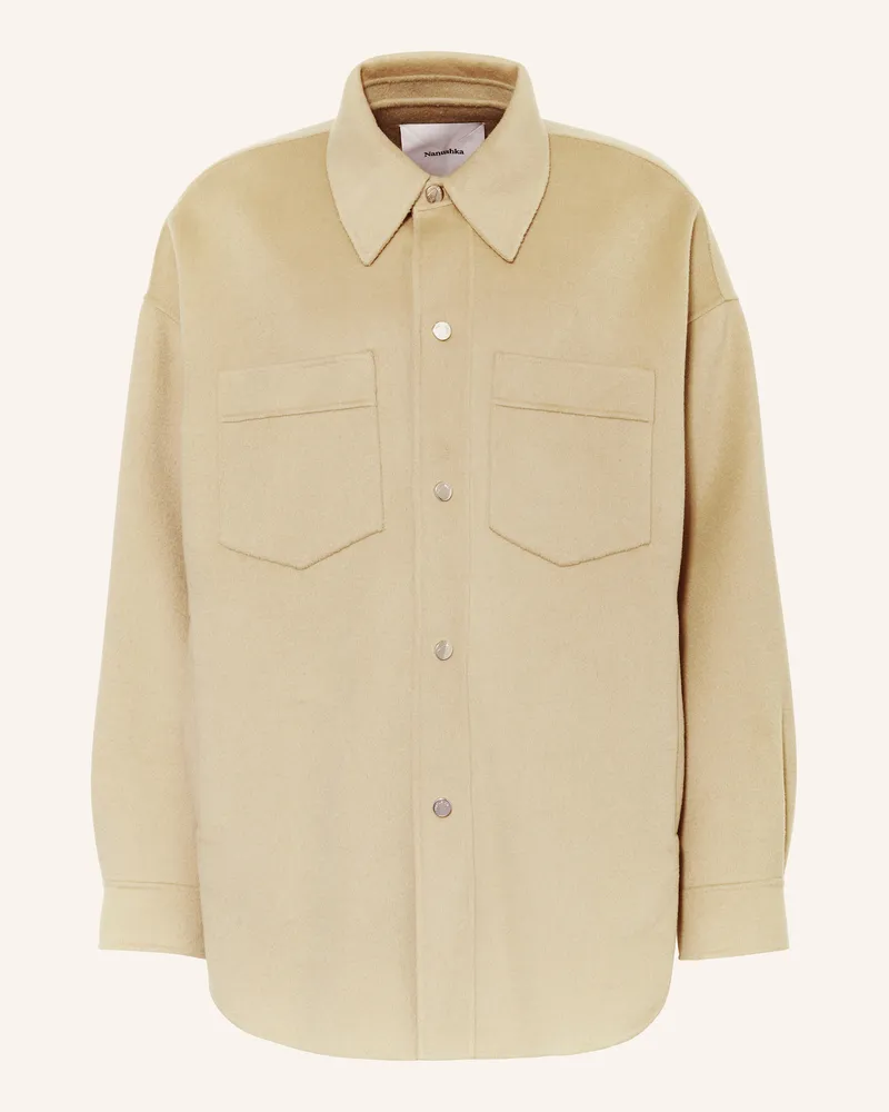 Nanushka Overjacket MARTIN Beige