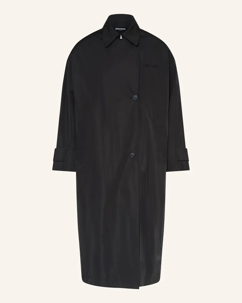 WRSTBHVR Oversized-Mantel Sanders schwarz Schwarz