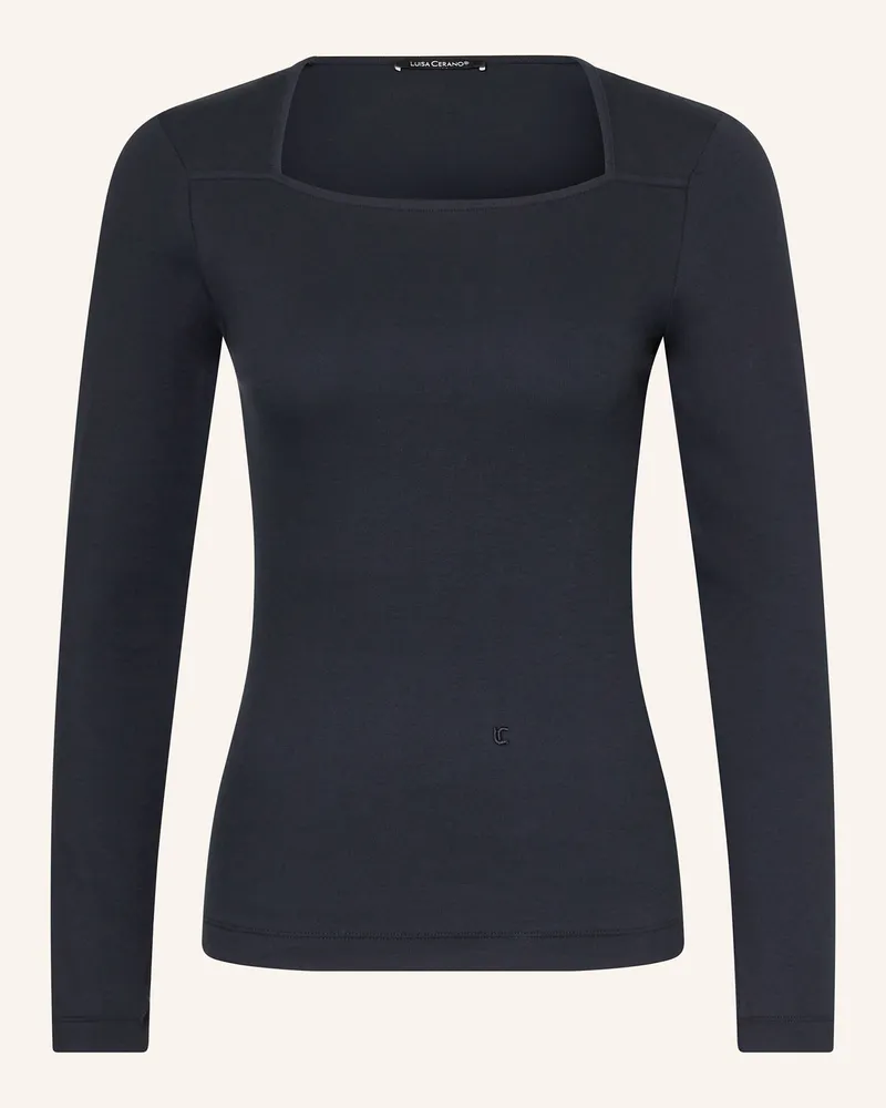 Luisa Cerano Longsleeve blau Dunkelblau