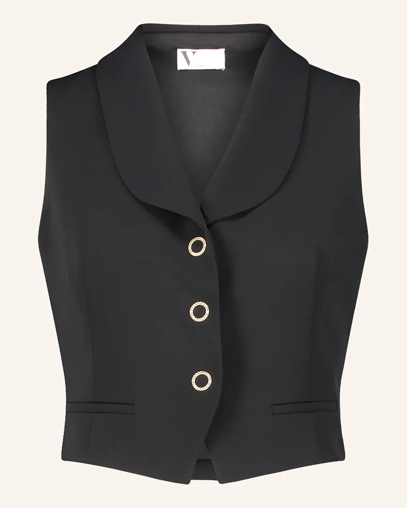 Vera Mont Blazerweste schwarz Schwarz
