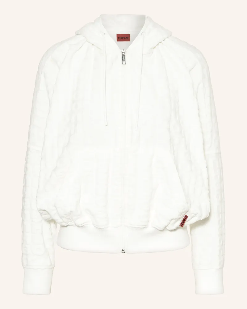 HUGO BOSS Lounge-Jacke Hugo weiss Ecru