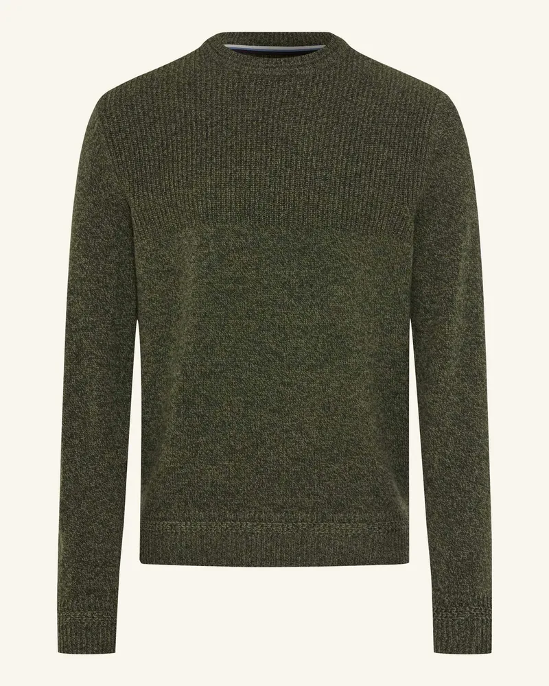 Brax Strickpullover STYLE RICK Dunkelgrün