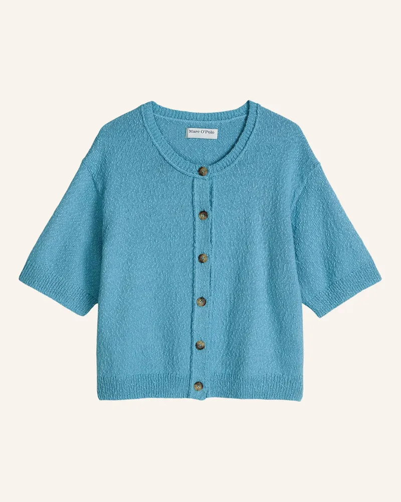 Marc O'Polo Strickjacke blau Hellblau