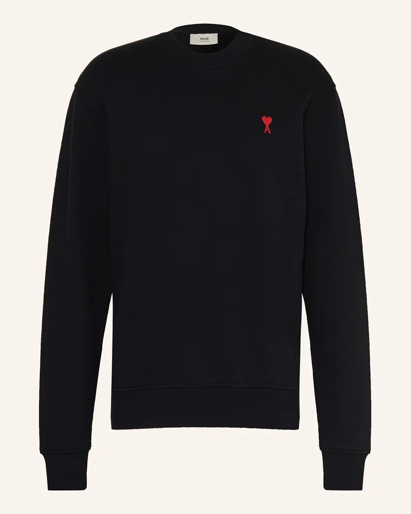 AMI Paris Sweatshirt schwarz Schwarz