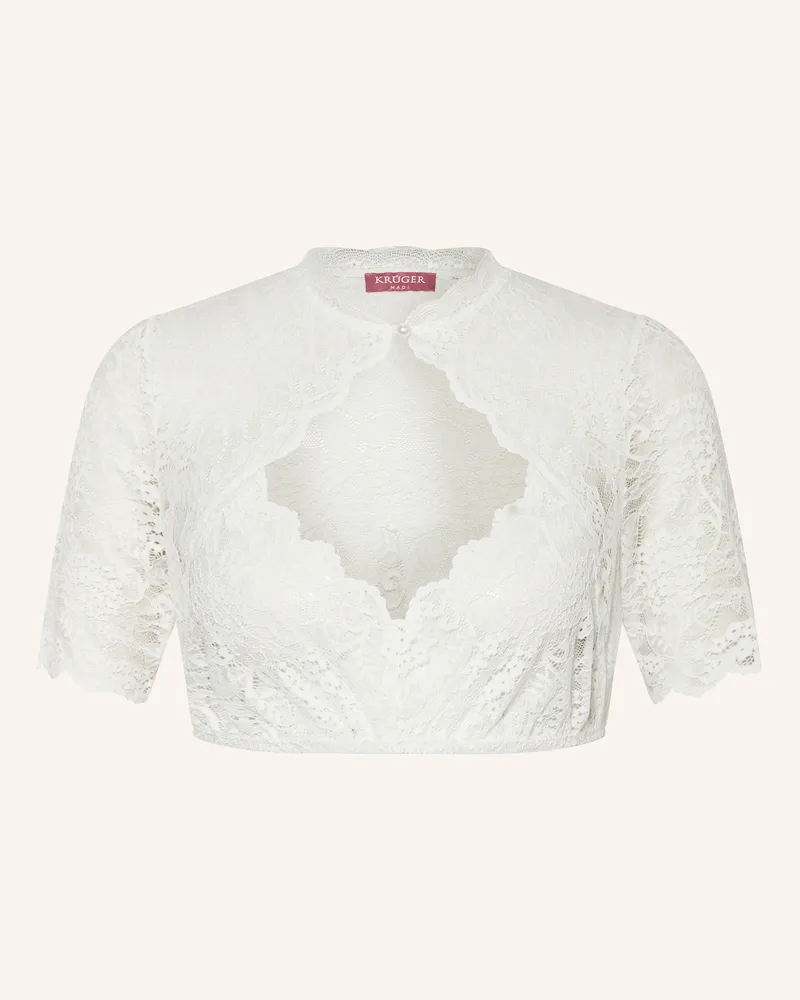 Krüger Dirndlbluse SYDNEY aus Spitze Weiss
