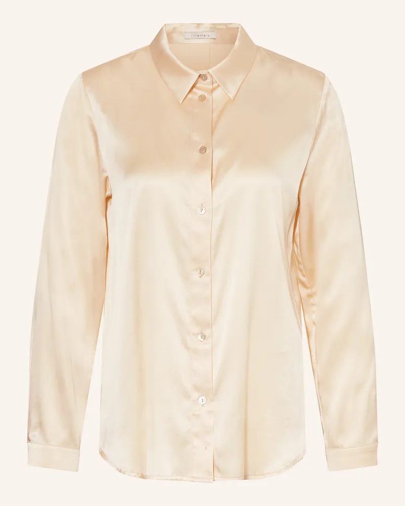 lilienfels Hemdbluse Aus Seide beige Hellgelb