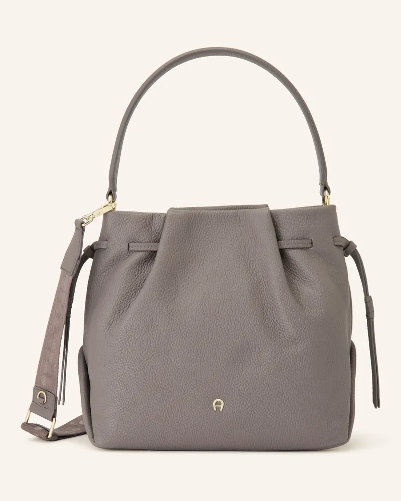 Aigner Beuteltasche grau Grau
