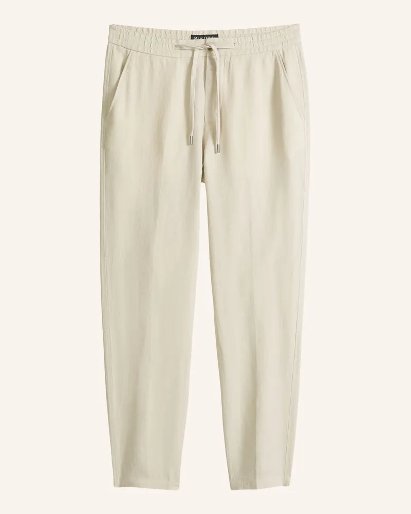 Marc O'Polo Leinenhose grau Hellgrau