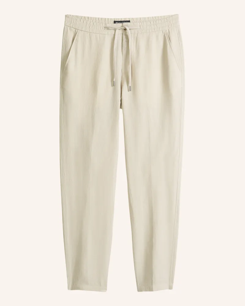 Marc O'Polo Leinenhose grau Hellgrau