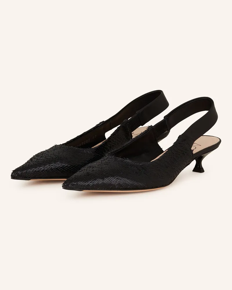 Attilio Giusti Leombruni Slingpumps Lenor schwarz Schwarz