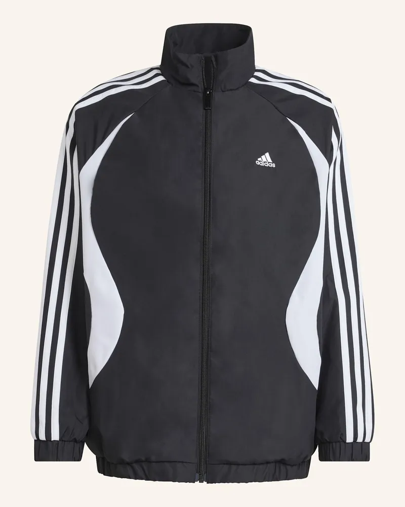 adidas Teamgeist Loose Trainingsjacke schwarz Schwarz