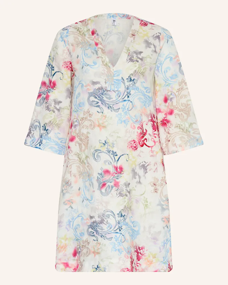 Backstage Leinenkleid Uschi blau Weiss