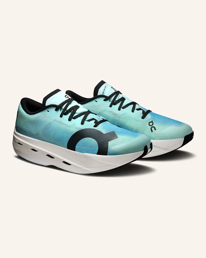 ON Laufschuhe Cloudboom Volt blau Türkis