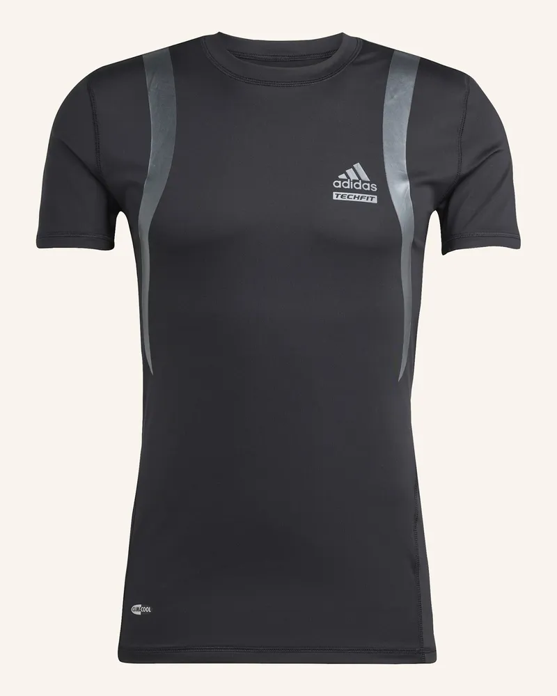 adidas ARCHIVE TECHFIT TIGHT T-SHIRT Schwarz