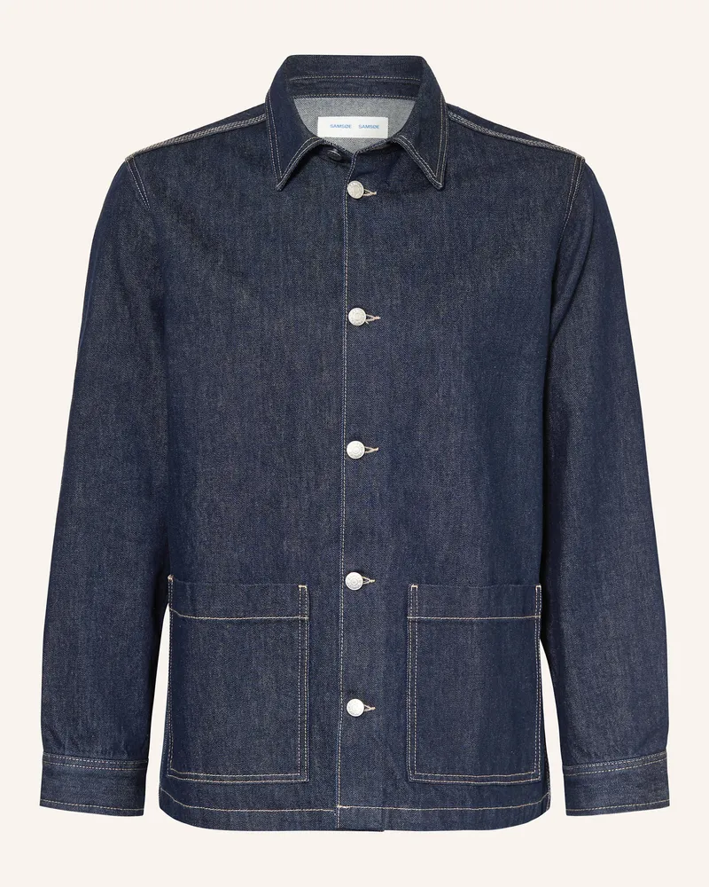 Samsøe & Samsøe Jeansjacke Sahenry blau Dunkelblau