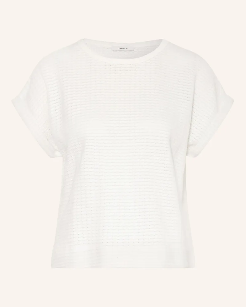 OPUS T-Shirt Sishell weiss Ecru