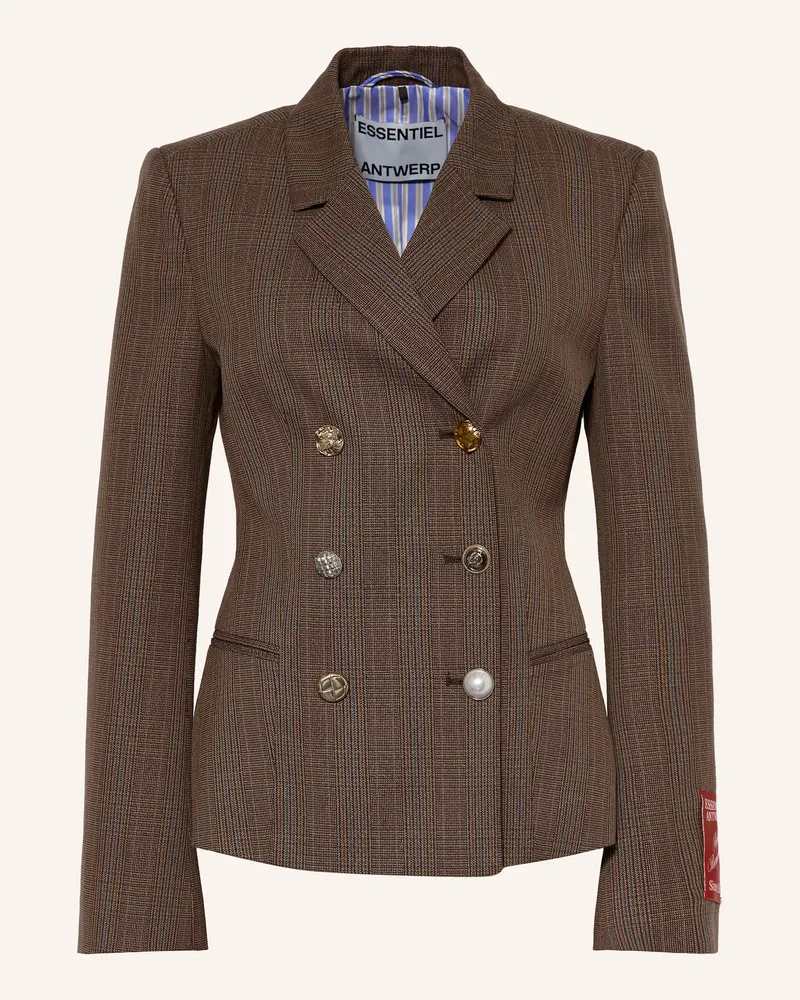 Essentiel Blazer Karina Mit Schmucksteinen braun Braun