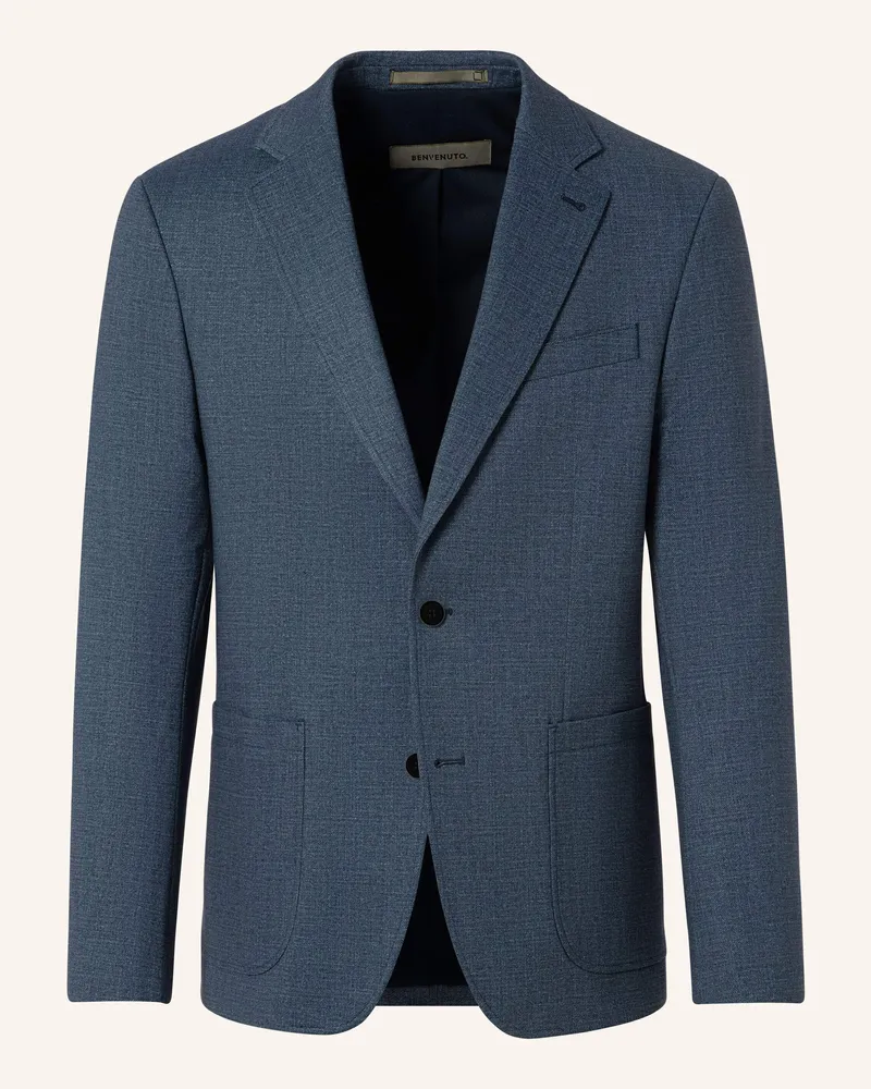 Benvenuto Anzugsakko Matteo Torino Modern Fit blau Blau