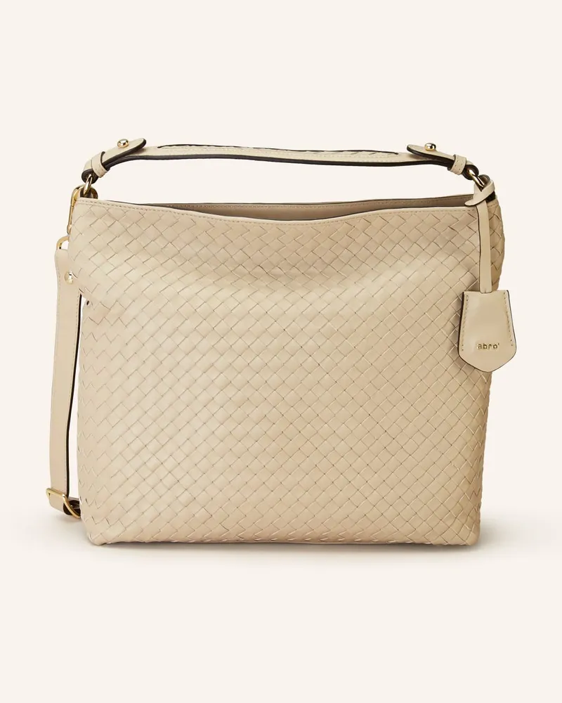 Abro Hobo-Bag ELVI SMALL Beige