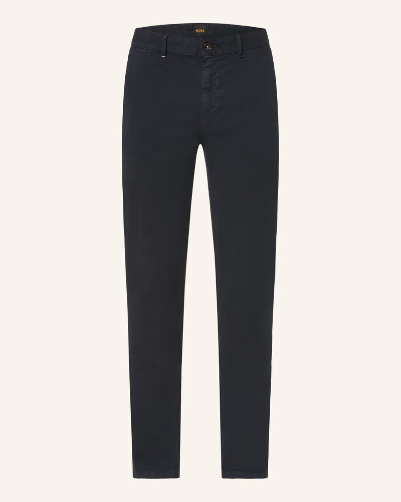 HUGO BOSS Chino Slim Fit blau Dunkelblau