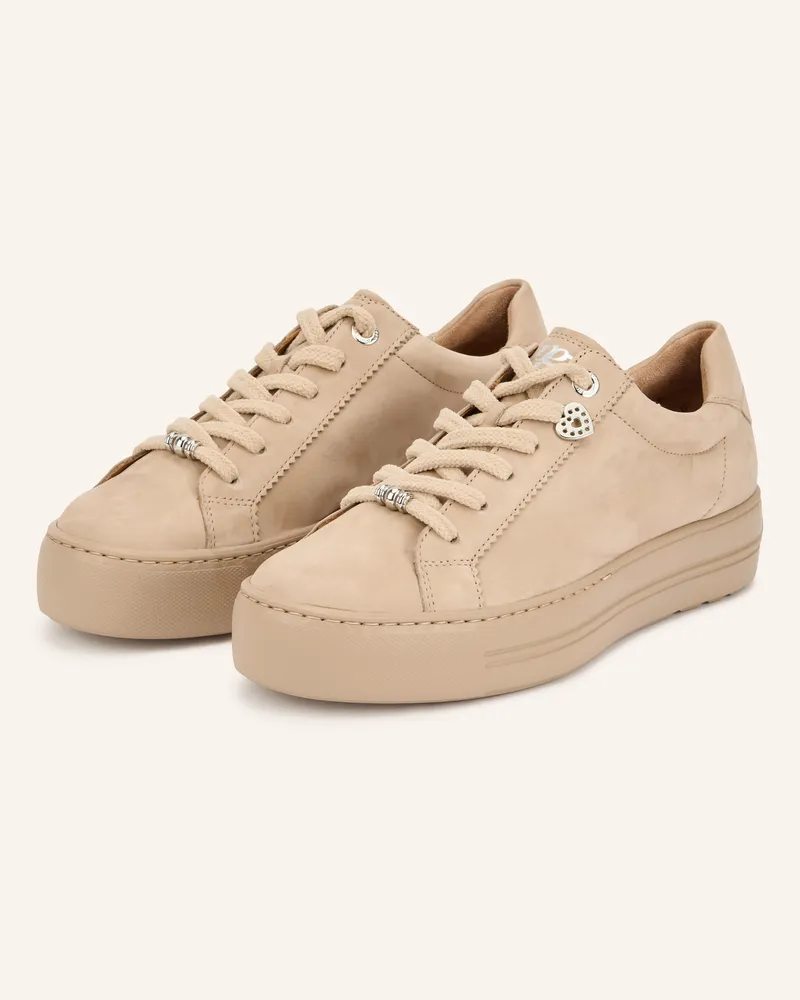paul green Sneaker Mit Schmucksteinen beige Beige