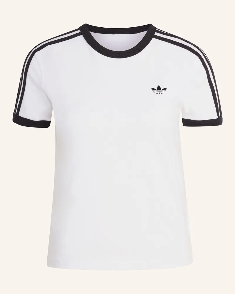 adidas T-Shirt 3 Stripes weiss Weiss