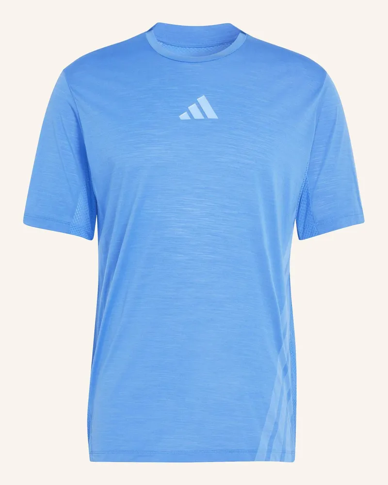 adidas T-Shirt blau Blau