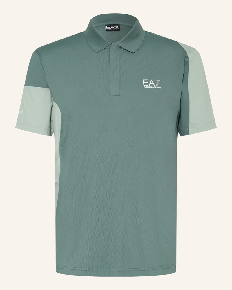 EA7 Funktions-Poloshirt Tennis Pro gruen Grün