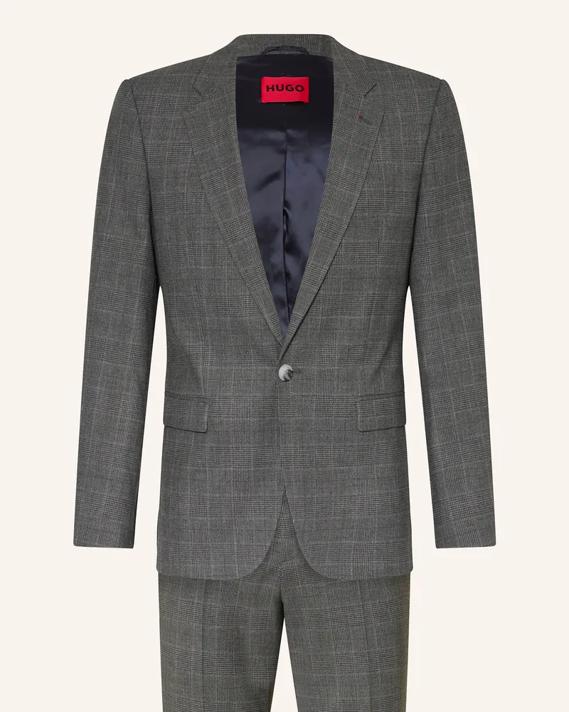 HUGO BOSS Anzug ARTI/HESTEN Extra Slim Fit Dunkelgrau