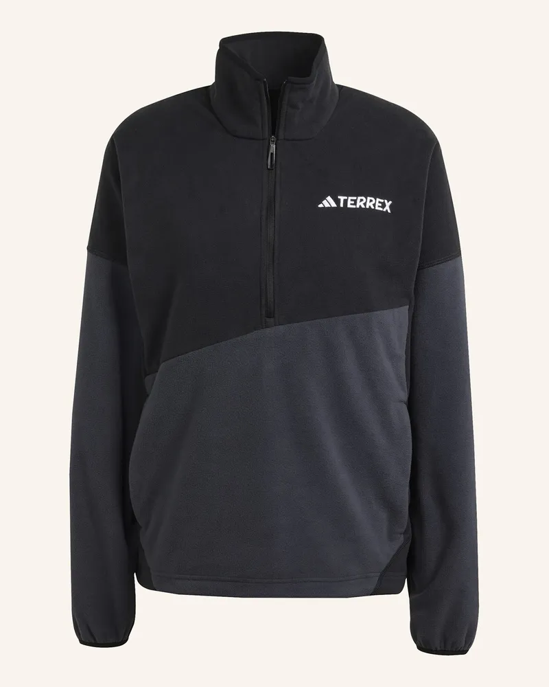 adidas Fleece-Troyer Terrex Multi Climawarm schwarz Schwarz